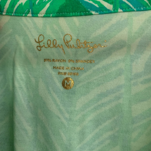Lilly Pulitzer Green and Blue Maxi Skirt Set - Picture 6 of 6